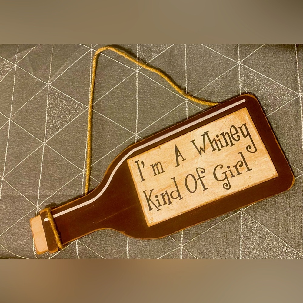 Hanging Wine Sign